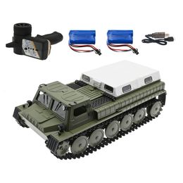 Electric RC Car WPL E 1 1 16 RC Tank Toy 2.4G Super tank 4WD Crawler tracked remote control Track Better Off road Performanc For Kids Gift 230607