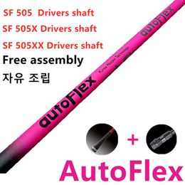 Club Shafts Golf shaft Autoflex Golf drive shaft sf505xxsf505 sf505x Flex Graphite Shaft wood shaft Free assembly sleeve grip 230607