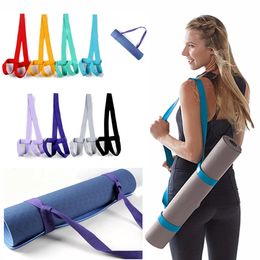 Yoga Mats Mat Sling Adjustable Straps Belt Shoulder Exercise Stretch Fitness Equiment 230606