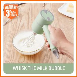 Blender New Wireless Portable Electric Food Mixer Hand Blender 3 Speeds High Power Dough Blender Egg Beater Hand Mixer