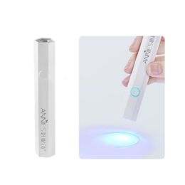 Nail Dryers ANNIES Portable Mini Pen UV Light Lamp Gel Polish Manicure Dryer Curing Uv Led Nail Lamp Nails Tools 230606