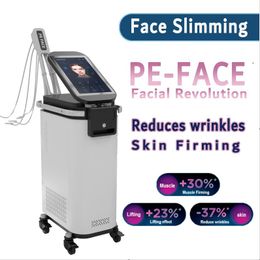 Directly effective PE face ems lifting skin tightening machine rf and hi-emt face tighten patch gesicht face skin tightening wrinkles removal beauty machine