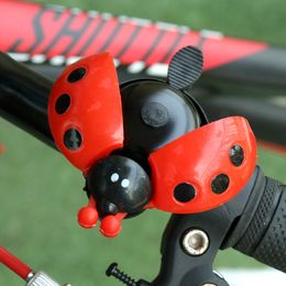 Bike Horns 1PC Bicycle Bell Ring Beetle Cartoon Ladybug For Cute Horn Alarm Child Accessories 230607