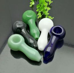 Smoking Pipes bongs Manufacture Hand-blown hookah New Mini Coloured Thickened Glass Pipe