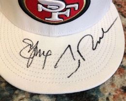 Jerry Rice Autographed Signed signatured auto Collectable hat cap