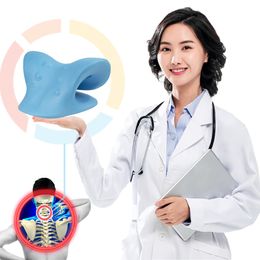 Accessories Neck And Shoulder Relaxer Strecher Pillow Relief Traction Therapy Correction Stretching For Pain Cervical Spine 230606