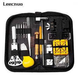 Leecnuo 148 16 Pcs Watch Repair Tool Kit Metal Adjustment Set Band Case Opener Link Spring Bar Remover Watchmaker Tools Watch1269D