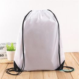 Outdoor Waterproof Bag Nylon Drawstring Bag String Backpack For Women Men Travel Storage Package Teenagers B bbyPXB xmhyard1