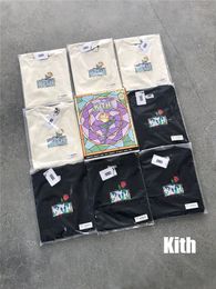 Men's T-Shirts Kith Flowers Box T Shirt Men Women Contton Quality T-Shirt Tee Short Sleeve 230606