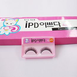 IPD Synthetic Fake Eyelashes False Crisscross Thick Eyelash Extension Kit 10 pairs per Set