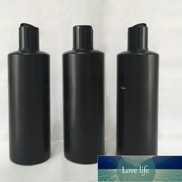 Wholesale 20pcs 300ml plastic empty cosmetic bottles with Disc top cap 10oz vial PET bottles,empty black travel container Quality