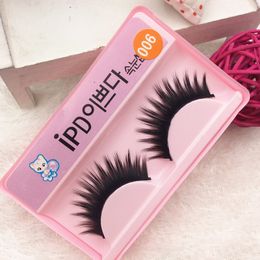 IPD Thick False Eyelash Extensions Synthetic Fake Eyelash Kit For Cateye Hooded Eyes