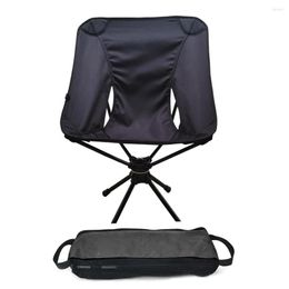 Camp Furniture Light Swivel Chairs Picnic Beach Fishing Folding Chair Outdoor Backpacking Lightweight With Carry Bag For Camping Hiking