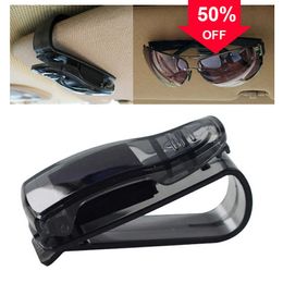 Car Universal Car Sun Visor Glasses Clip Ticket Card Holder Fastener Tools Auto Stand Eyeglasses Accessories