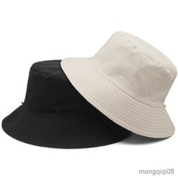 Wide Brim Hats Head Men Large Size Fisherman Hat Male Summer Sizes Wear Cap Man Plus Cotton Bucket 56-60cm R230607