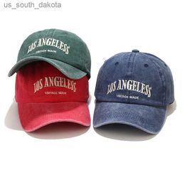 Washed Cotton Baseball Cap For Men Women Fashion Letter Embroidery Baseball Hat Casual Hip Hop Caps Vintage Snapback Bone L230523