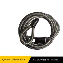 Bike Locks 03KA 1.8m Bicycle Lock Cable Mtb Road Bicycle Anti-theft Security Steel Wire Rope Cable for Motorcycle Electric Scooter 230606