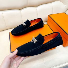 Luxury Mokasin driving Oxford shoes A2 classic leather designer men's casual shoes breathable men's dress shoes high-quality men's flat shoes.