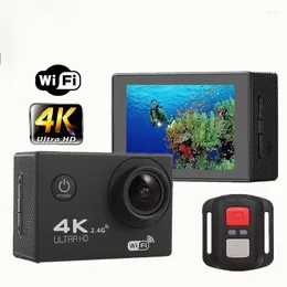 Camcorders Digital Camera With Remote Control Outdoor Cycling Record High Definition Waterproof Cameras 720P For Beginner Pography