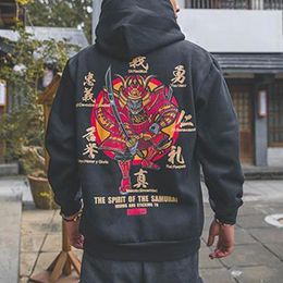 Men's Hoodies Trendy Male Sweatshirt Pocket Breathable Men Hoodie Spring Autumn Chinese Characters Print