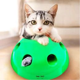 Toys Cat Scratching Device Mouse Toy Creative Electric Pet Funny Cat Tray Training Toy Interactive Puzzle Game Play Exciting