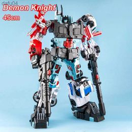 DK Demon Knight Enlarge Defensor Transformation Robot 45CM 5 IN 1 Action Figure Aircraft Fire Engines Model ABS Deformation Toys L230522