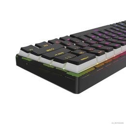 Keyboards General Pudding Keycap Two-color Injection Profile Translucent Gaming Keyboard for Cherry Switch