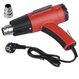 Warmtepistool JCD 220V/110V Heat Gun 2000W Variable Temperatures industrial Electric Hot Air Gun with Nozzle Attachments Power Tool hairdry