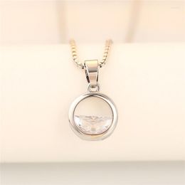 Pendant Necklaces CAOSHI Stylish Ladies Chic Necklace With Fashion Design Dazzling Crystal Stone Accessories For Women Dainty Jewellery Gift
