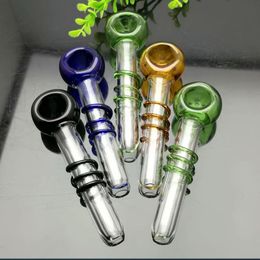 Smoking Pipes bongs Manufacture Hand-blown hookah Colored wire glass pipe