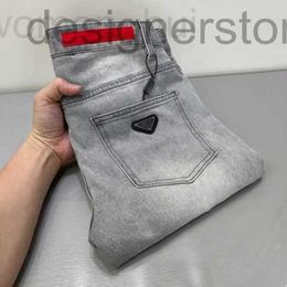 Men's Jeans designer 2023 Spring Summer Stretch Denim Slim Jean Man Classic Trousers Black Casual Mens Pants Grey C7X4 MPSK