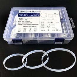 Repair Tools & Kits total 49pcs White Gasket For Front Glass 16-40mm Dia High 1 7 Thick 0 4mm Watch Parts283N