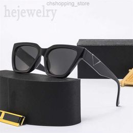Triangular Luxury Sunglasses p Designer Glasses Thick Frame White Black Shades Lunette Valentine s Day Gift Lovers Oversized Fashion Aaaaa Pj086 C23{category}QQOR