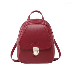 School Bags Korean Style Girls' Backpack Fashion Multi-Function Small Back Pack Women Shoulder Hand Female Bagpack Bag