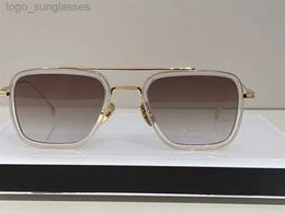 2024 Designer óculos de sol para homens moda marca estilo mens vintage retro óculos de sol metal quadrado forma mulheres quadro de ouro unisex óculos uv 400 lente 006 luxo