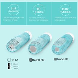 roller 10/50pcs Hydra Pen H2 Needle Cartridges 12pin Nanohr Nanohs Needle for Hydra Pen Derma Pen Micro Needle Wrinkle Skin Care Tool