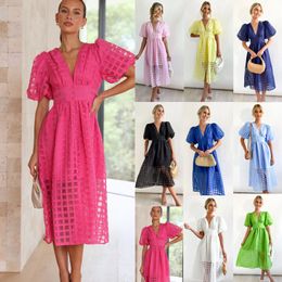 casual dresses for women Summer 2023 Fashion Multicolor Sleeve Dress Casual Party Dress Woman t shirt dresses women fall dress womens dresses sundresses