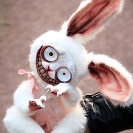 Giocattolo di decompressione 15 cm Crazy Bunny Peluche Bambola spaventosa Gioco horror Coniglio farcito Giocattoli Regali di compleanno per bambini Bambini Simulazione Conigli 230607