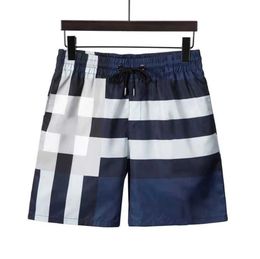 Mens Shorts Designer Summer Women Men Striped shorts are elegant swim short Casual Sports Gym Quick Drying Man Beach Pants Black and White Asian Size25ess