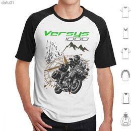 Versys 1000 2021 T Shirt Cotton Men Women Diy Print Motorcycles Big Trail Moto Motorbike Adventure Bikers Motoarte Motorsport L230520