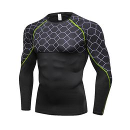 Men's T-Shirts Compression Tights Men Dry Fit Running T-Shirts Fintess Sport Shirt Rashgard Tight Workout Bodybuilding Fitness Gym Clothing 230607