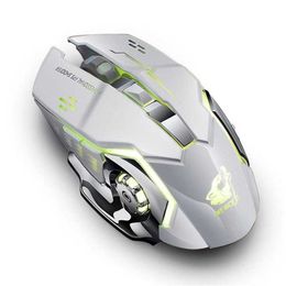 Rechargeable Wireless X8 Colorful 2024 Mouse Silent LED Backlit Mice USB Optical Ergonomic Gaming Mouse For PC Computer Laptopams2