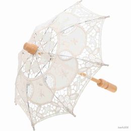 Umbrellas Umbrella for Newborn Baby Photography Props Wedding Bride Vintage Doll Umbrella Infant Shooting R230607