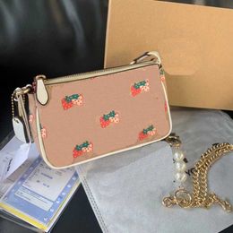 New Arrival Print Underarm Tote Bag C Letter Shoulder Bags Women Designer Bags Chain Mahjong Bag Small Square tote bag 230420