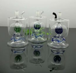 Smoking Pipes bongs Manufacture Hand-blown hookah Big Belly Colourful Ball Philtre Glass Water Smoke Bottle