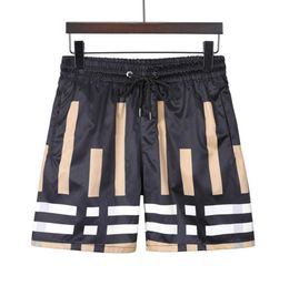 Mens Shorts Designer Summer Women Men Striped shorts are elegant swim short Casual Sports Gym Quick Drying Man Beach Pants Black and White Asian Size fashion2023