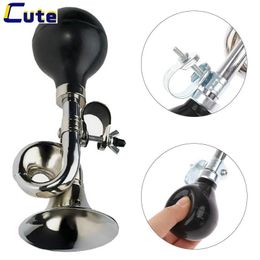 Bike Horns Snail Air Horn Loud Bicycle Cycle Retro Bugle Trumpet Bell Mountain Riding Hooter Bulb Cycling Accessories 230607