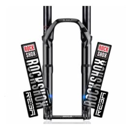 Bike Groupsets Front fork sticker mountain bike bicycle front shock absorber Colour change waterproof 230607