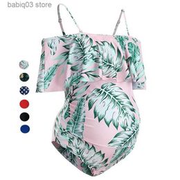 Maternity Swimwears Swimwear for Pregnant Women Swiming Wear One Piece Pregnancy Swimsuit Sexy Suspender Swim Suit Plus Size Maternity Bathing Suits T2306