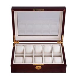 Watch Boxes & Cases Case Fashion Display Portable Wood Lightweight Luxury Jewellery Storage Anti Scratch Gifts Organiser Protective 280x